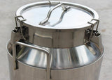 Thick 304 stainless steel seal milk pail