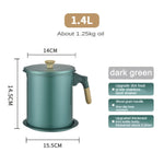 1.4L/1.7L Stainless Steel Oil Strainer Pot