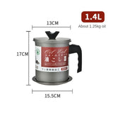 1.4L/1.7L Stainless Steel Oil Strainer Pot