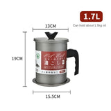 1.4L/1.7L Stainless Steel Oil Strainer Pot