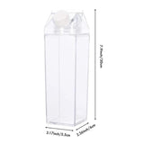 0.5L/1L Milk Water Bottle BPA Free Plastic