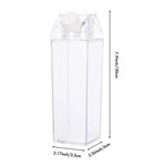 0.5L/1L Milk Water Bottle BPA Free Plastic